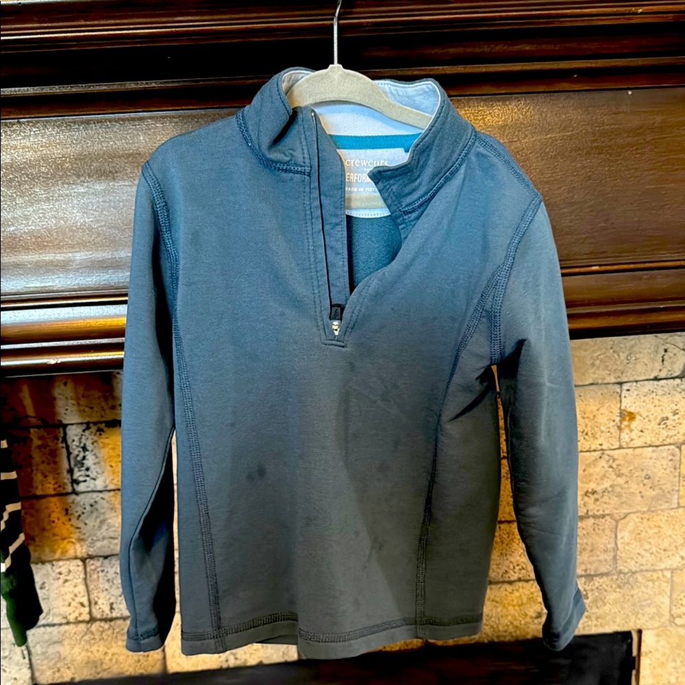 Crewcuts Teal Performance Pullover